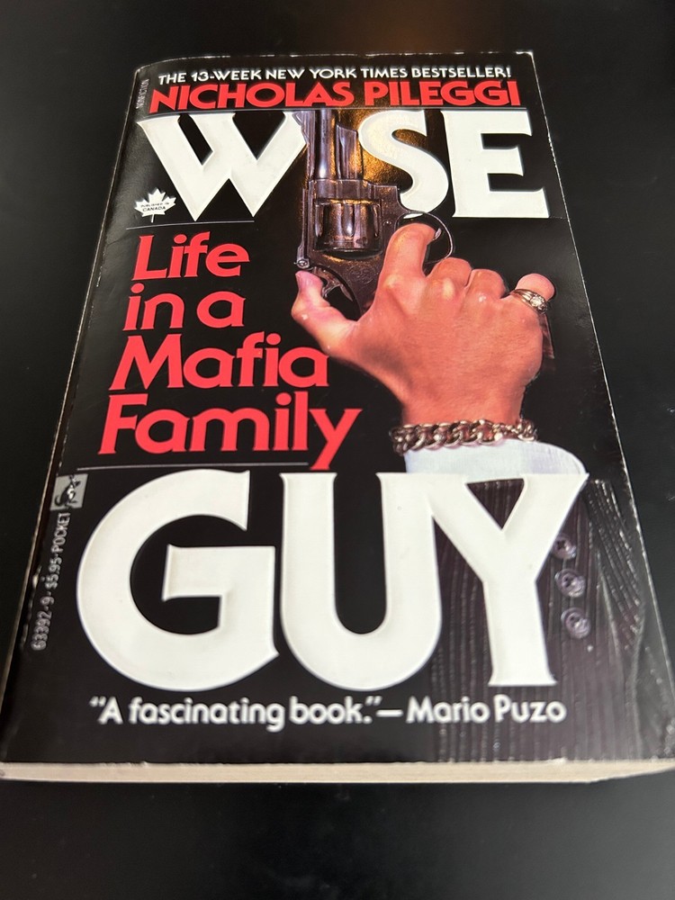 WISE GUY by Nicholas Pileggi (Paperback, 1987) NOVEL MADE INTO MOVIE