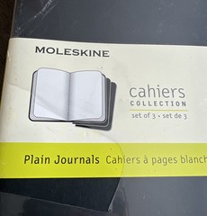 Moleskine Cahier~1 Set of 3 Plain Journals 120 Pages 7.5×9.75″ Stitched Binding
