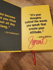 Jeffrey Gitomer Little Gold Book of Yes Attitude Hardcover Success Motivation