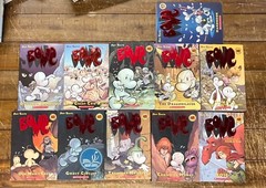 Lot of 1-10 Bone Books + Handbook – Jeff Smith