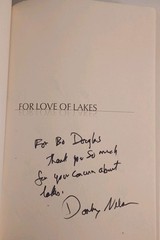 For The Love of Lakes Signed by Author Darby Nelson Paper Cover 1st Edition