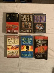 Lot 6 Ancient Egypt Series 1-6 Wilbur Smith The River God