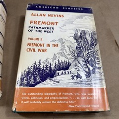 Vintage Fremont Pathmarker Of The West Allan Nevins 2 Vol Green HC Ungar USA