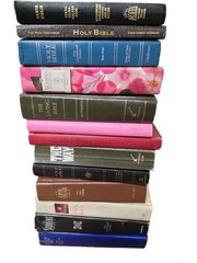 Lot of 10 New Testament Bibles – Mixed Translations (NIV, KJV & More) RANDOM SET