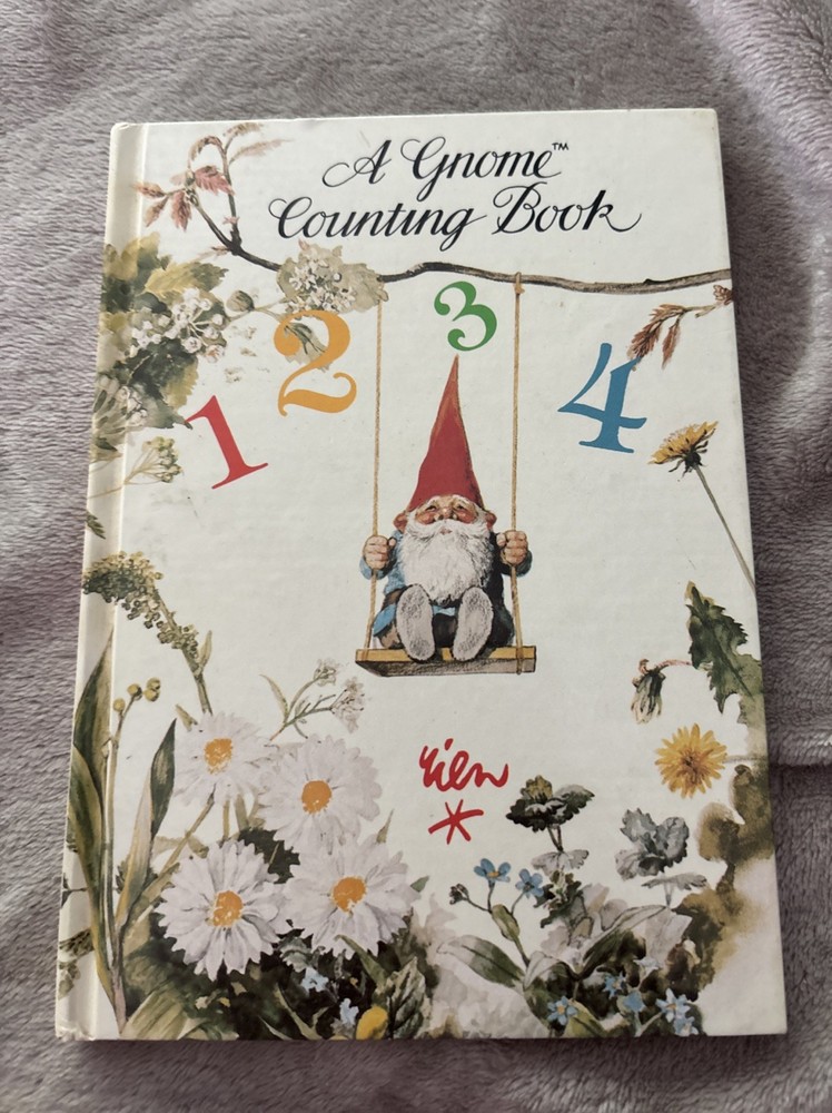 A Gnome Counting Book~By Will Huygen Illustrator Rien Poortvliet Harry Abrams VG