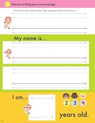 ABIS Wipe Clean Workbook for Kids 80 Pages Trace Letters Numbers Shapes Activ…