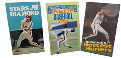 MLB baseball book 1980s PB lot 3 Diamond Hurlers Inside 1985 DuFresne Resciniti