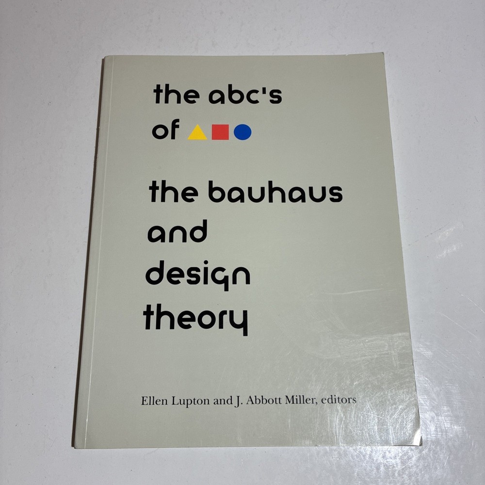 Bauhaus Book ABC’s Design Theory MCM Mid Century Modern Art Architecture Books