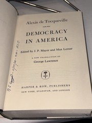 Vintage 1966 HC First Ed. Book DEMOCRACY in AMERICA by Alexis De Touecqville