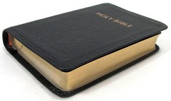 Nelson Smallest Holy Bible 104 King James Version Black Genuine Leather