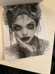 adult coloring book Boho Beauties 8 X 11 1/2 NEW Shipping Included