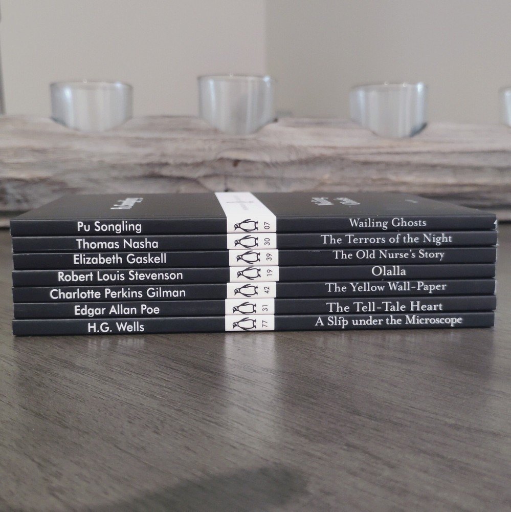 Gothic Horror Ghost Stories Poe Stevenson Penguin Little Black Classics Lot of 7