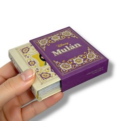 Mulan Mini Book with slipcase, hardcover gold foil 190 pages color illustrated