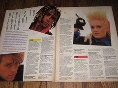 No 1 Magazine Aug 85 Duran Duran John Taylor Thompson Twins The Cure