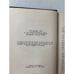 Gospel Publishing House Minister’s Manual Vol 2 Weddings Funerals Black 1965