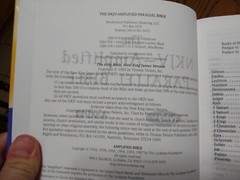 LARGE PRINT NKJV & Classic Amplified 1987 AMPC Parallel Bible Hardcover