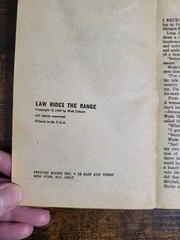 Vintage paperback 1935 western wild west shotgun fight six guns renegade cowboy