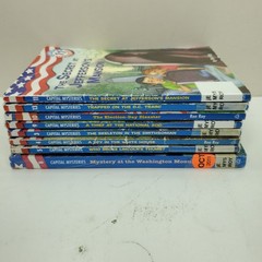 CAPITAL MYSTERIES Ron Roy Chapter Books Series Lot of 8 Bundle Kids