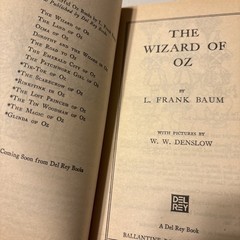 Lot of 7 Wizard of Oz Del Rey Paperback L. Frank Baum Vol 1-7 Vintage 1979 EUC