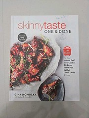 SkinnyTaste One & Done By Gina Homolka Hardcover Pre-owned Good