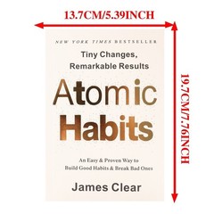 *Atomic Habits* Paperback by James Clear Build Good Habits & Break Bad Ones.