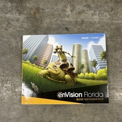 Grade 1 Envision Florida B.E.S.T. Mathematics Student Edition Volume 1 2023 NEW