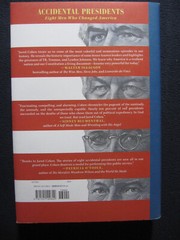 Accidental Presidents: Eight Men Who Changed America [Hardcover] Cohen, Jared