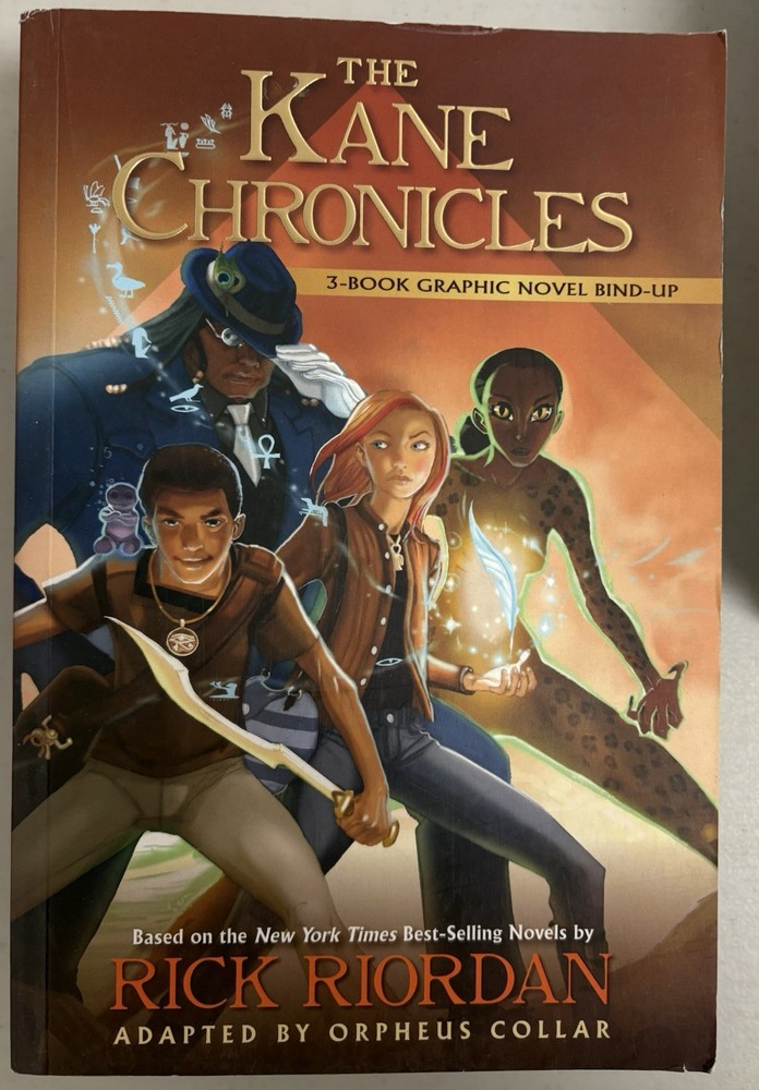 The Kane Chronicles 3 Book Graphic Novel Bind Up LIKE NEW