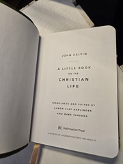 A Little Book on the Christian Life, John Calvin, Olive Leather Gift Edition