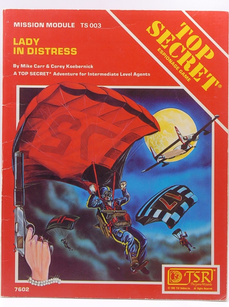 Lady in Distress (Top Secret Module TS003) Carr, Mike ORIGINAL