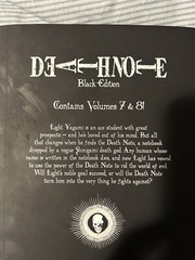 Deathnote *BLACK EDITION* 2- in -1 manga series books 1,2,3,4,7,8