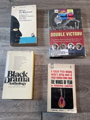 Black African American Book Lot of 4 Black Drama Anthology Before The Mayflower