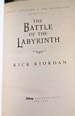 The Battle of the Labyrinth —Rick Riordan 2009 1st Ed Percy Jackson Book 4 VG🗡️