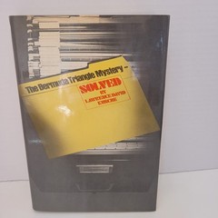 THE BERMUDA TRIANGLE MYSTERY SOLVED by LAWRENCE DAVID KUSCHE Hardcover EUC DustJ