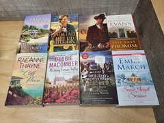 Lot Of 25 Romance Paperbacks Various Authors Mixed Set