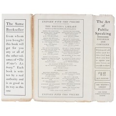 RARE DALE CARNEGIE First Edition The Art of Public Speaking 1915 w/ DUST JACKET!