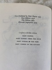 Mary Poppins Comes Back, P.J. Travers 1965, Vintage Beloved Book W/ Dust Cover