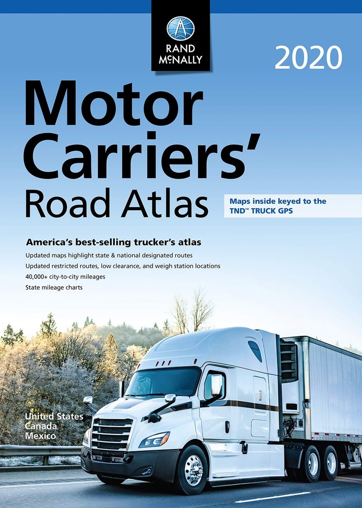 Rand McNally 2020 Motor Carriers’ Road Atlas United States Canada Mexico