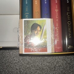 Percy Jackson And The Olympians Complete HardBack Book Set In Collectors Box GC