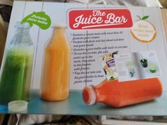 The Juice Bar Kit Juicing For Beginners Health Boosting Book + 14oz Bottle