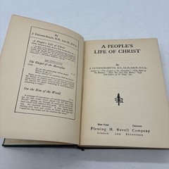 A People’s Life of Christ, By J. Paterson Smyth (HC, Revell) 1920 First Edition