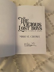 *Signed, Limited Edition* Vicious Lost boys Omnibus By Nikki St. Crowe