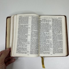 Holy Bible Cambridge 16 mo. Maps Old New Testaments Vintage 1940s Red Letter