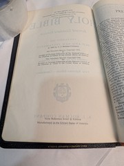 Holman RSV Holy Bible Morocco Leather 1962 Concordance Verse Reference Edition