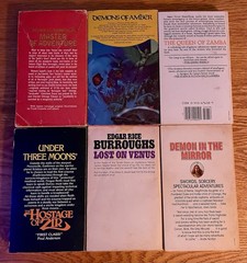 6 Book Lot Vintage Ya Sci Fi Sword And Sorcery DAW Dell Scholastic
