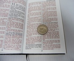 The Holy Bible KJV Pocket Sized New Testaments Faux Black Leather Red Letter