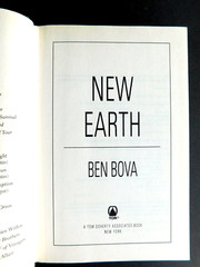 BEN BOVA True 1st edition NEW EARTH Tor 2013 Hardcover/jacket 383 pages Unread