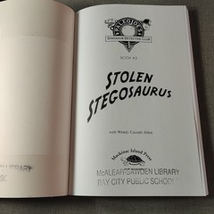 Paleo Joe Dinosaur Detective Club 2 Both Signed Book Lot Stegosaurus Sabertooth