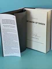 Charlie Sheen SIGNED BOOK The Book of Sheen: A Memoir 1ST EDITION Hardcover ✅✅