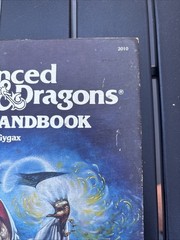 TSR Advanced Dungeons & Dragons Players Handbook Gary Gygax 1980 6th Printing